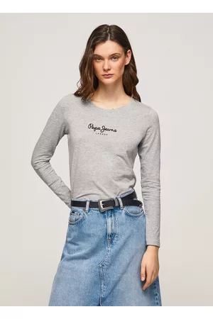 Pepe Jeans Mulher Sweatshirts - Camisola manga comprida de algodão