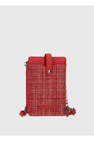 Pepe Jeans Mulher Malas de Tiracolo - Bolsa para telemóvel tecido xadrez