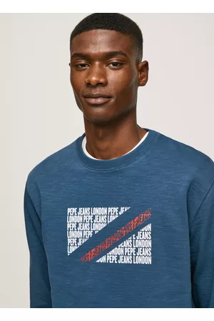 Pepe Jeans Homem Sweatshirts - Sweatshirt com logo bandeira