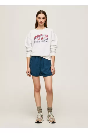 Pepe Jeans Mulher Sweatshirts - Sweatshirt de felpa logo 1973