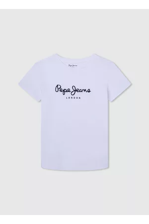 Pepe Jeans Menino T-shirts & Manga Curta - T-shirt algodão logo estampado