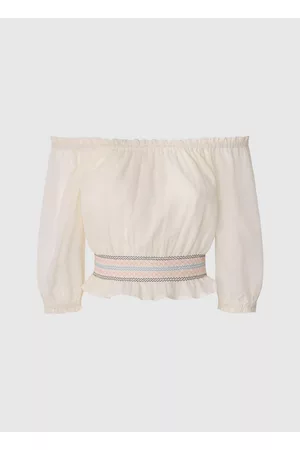 Pepe Jeans Menina Tops de Cavas - Top sella panel franzido frontal