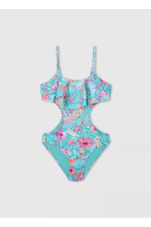 Pepe Jeans Menina Moda de Praia & Piscina - Fato de banho padrão floral