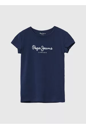 Pepe Jeans Menina T-shirts & Manga Curta - T-shirt logo detalhe glitter