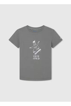 Pepe Jeans Menino T-shirts & Manga Curta - T-shirt com estampado gráfico