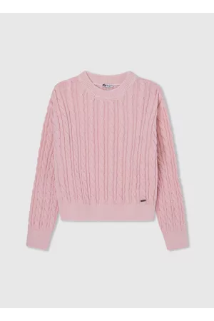 Pepe Jeans Menina Sweatshirts - Sweater trançada decote redondo
