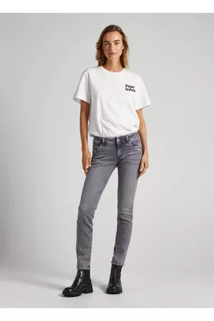 Pepe Jeans Mulher Calças, Calções & Jeans - Jeans brooke regular fit mid rise