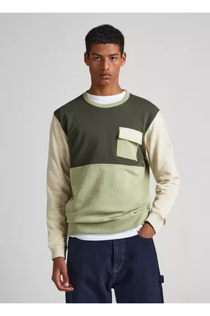 Pepe Jeans Homem Sweatshirts - Sweatshirt algodão color block