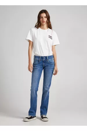 Pepe Jeans Mulher Calças, Calções & Jeans - Jeans gen regular fit mid-rise