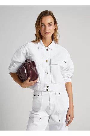 Pepe Jeans Mulher Casacos e Blusões de Ganga - Casaco denim boxy fit