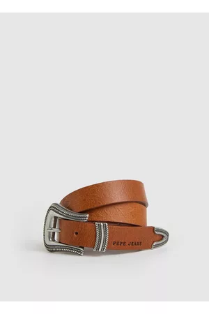 Pepe Jeans Mulher Cintos & Suspensórios - Cinto de couro fivela de metal