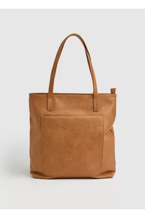 Pepe Jeans Mulher Tote - Bolsa tote com logo em relevo