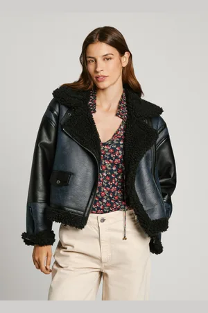 Pepe Jeans Blusão dupla face pele borrego