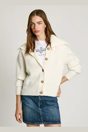 Pepe Jeans Cardigan de malha gola polo