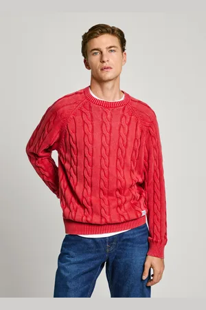 Pepe Jeans Camisola de malha de cabo regular fit