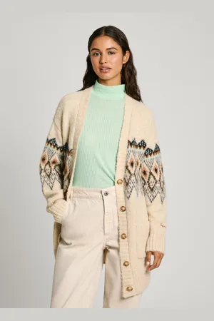 Pepe Jeans Cardigan malha fairisle