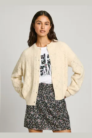 Pepe Jeans Cardigan de malha com decote redondo