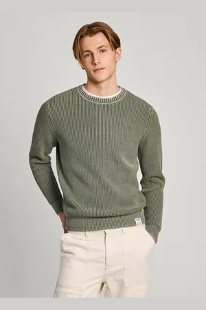 Pepe Jeans Camisola de malha musgo regular fit