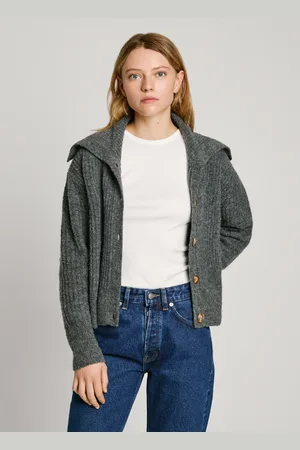 Pepe Jeans Cardigan de malha gola polo