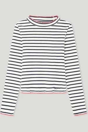 Pepe Jeans T-shirt às riscas de manga comprida