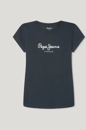 Pepe Jeans T-shirt logo glitter estampado
