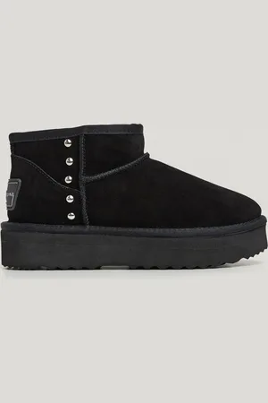 Pepe Jeans Botins de camurça com tachas