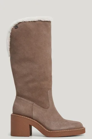Pepe Jeans Botas de camurça com forro pelo de borrego