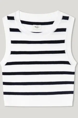 Pepe Jeans Top de malha às riscas