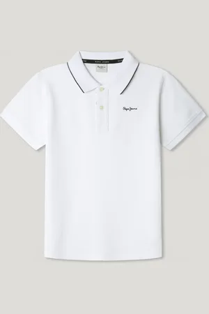 Pepe Jeans Polo piquet com logo estampado