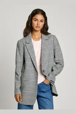 Pepe Jeans Blazer solto pied-de-poule