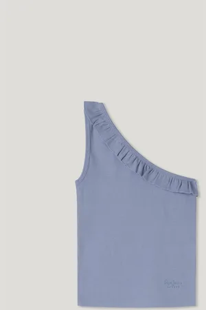 Pepe Jeans T-shirt nervurada assimétrica