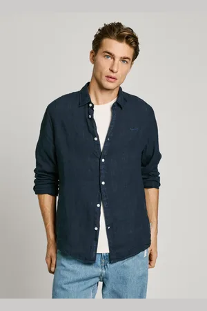 Pepe Jeans Camisa logo bordado regular fit