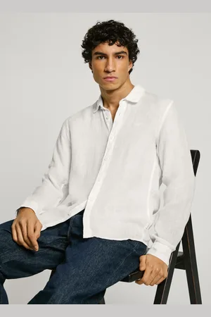 Pepe Jeans Camisa logo bordado regular fit
