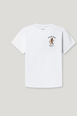 Pepe Jeans T-shirt costas estampadas relaxed fit