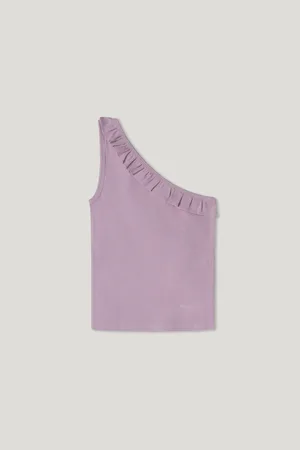 Pepe Jeans T-shirt nervurada assimétrica