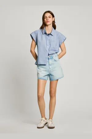 Pepe Jeans Camisa às riscas manga curta