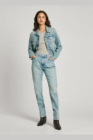 Pepe Jeans Jeans straight fit e cintura média - mary