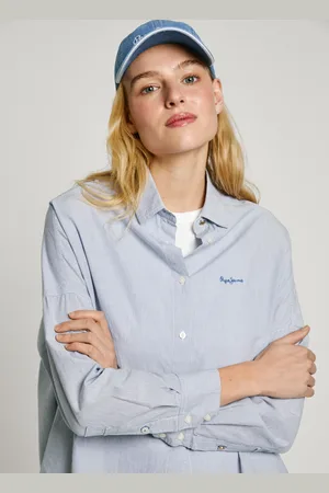 Pepe Jeans Camisa às riscas com logo bordado