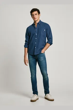 Pepe Jeans Jeans taper fit cintura média - stanley