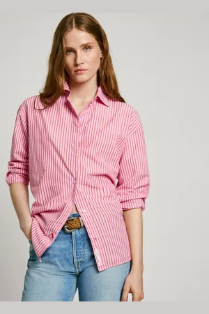 Pepe Jeans Camisa às riscas loose fit