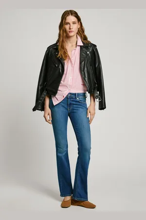 Pepe Jeans Jeans flare fit e cintura descida - pimlico