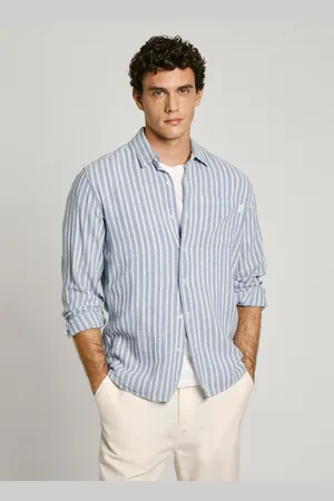 Pepe Jeans Camisa às riscas regular fit