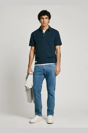 Pepe Jeans Jeans straight fit cintura média - cash