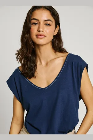 Pepe Jeans T-shirt decote em v relaxed fit