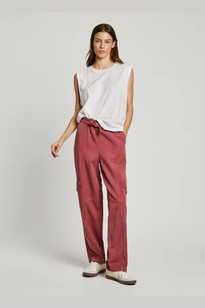 Pepe Jeans Calças cargo tingidas