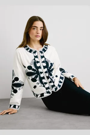 Pepe Jeans Casaco bordado em contraste
