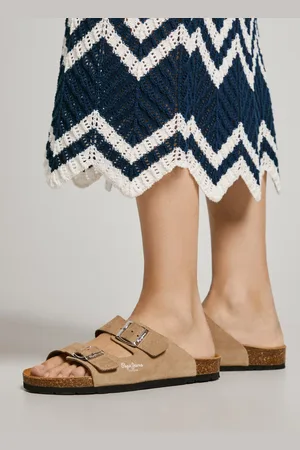 Pepe Jeans Sandálias camurça fivela dupla