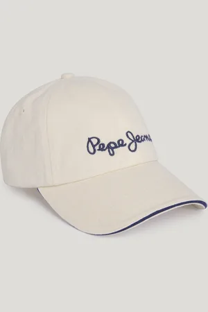 Pepe Jeans Boné denim com logo bordado