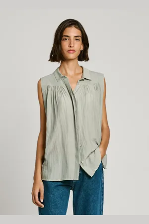 Pepe Jeans Camisa fluída sem mangas