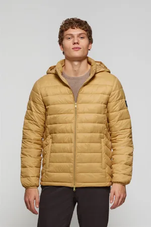 Polo Club® Casaco Charles Ultralight Em Cor Com Capuz E Logotipo